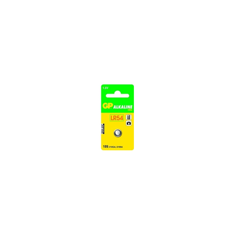 Batterie GP Alcaline LR54 V10GA D189A qty1