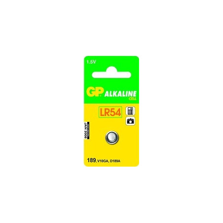 Batterie GP Alcaline LR54 V10GA D189A qty1