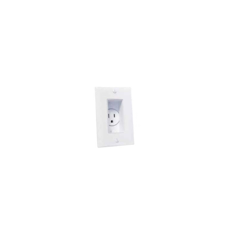 Recessed Power Outlet Receptacle 4641-W
