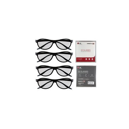 LG Cinema 3D AG-F310 4x Pair of Glasses - Black  Passive 