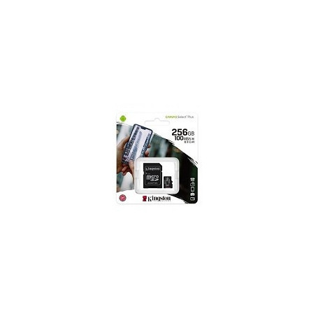Kingston Canvas Select Plus 256GB microSDHC Flash Card w/ Adapter