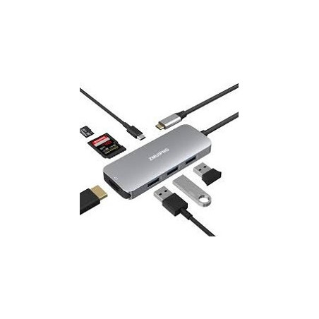 7 in 1 USB Type-C hub adapter for MacBook or others computers