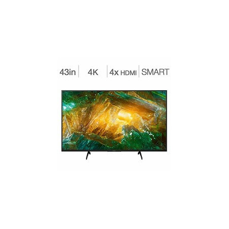 LED Television 43'' XBR43X800H 4K UHD HDR ANDROID SMART WI-FI SONY