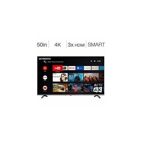 Télévision DEL 50'' 50Q20300 4K UHD HDR Android Smart TV Skyworth